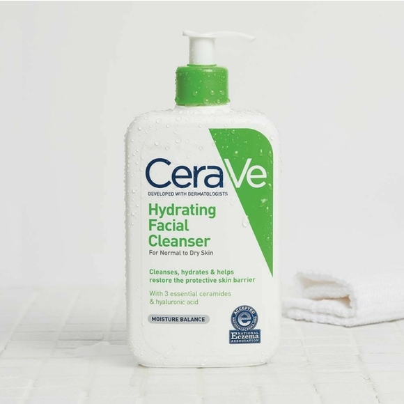 cerave hydrating facial cleanser
